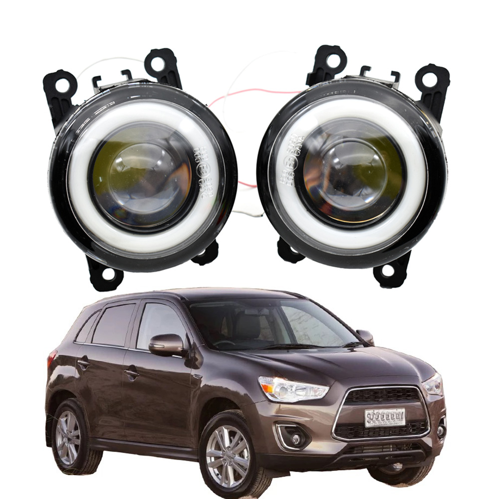 Fog Lights for Mitsubishi ASX 2013-2014 Pajero 4 Outlander Grandis 2003-2015 2pcs LED halogen lamp headlights foglights