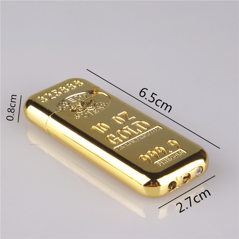 New Styles Bullion Shape Cigarette Lighter Creative Metal Grinding Wheel Gas Lighters Butane Flame Igniter Gold Brick Without Gas
New Styles Bullion Shape Cigarette Lighter Creative Metal Grinding Wheel Gas Lighters Butane Flame Igniter Gold Brick Without Gas