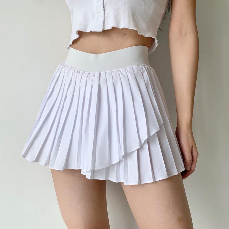 Skirts White Short Woman Irregular Elastic Waist Mini Pleated Sexy Summer Harajuku Korean Y2K Casual Mircro Preppy Tennis Skirt
Skirts White Short Woman Irregular Elastic Waist Mini Pleated Sexy Summer Harajuku Korean Y2K Casual Mircro Preppy Tennis Skirt