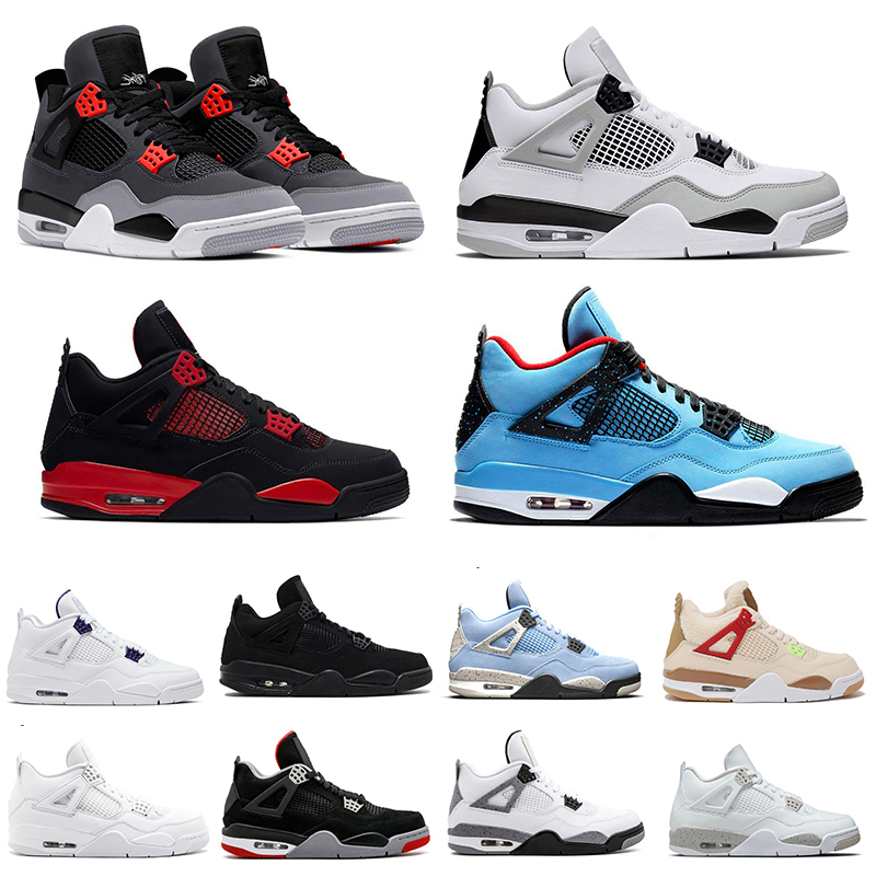 2022 jumpman 4 4s Retro Basketball Shoes Infrared Wild Things White Oreo University Blue Royalty Raptors Pure Money Metallic Purple men women trainers sports shoe, Item#16
2022 jumpman 4 4s Retro Basketball Shoes Infrared Wild Things White Oreo University Blue Royalty Raptors Pure Money Metallic Purple men women trainers sports shoe, Item#16