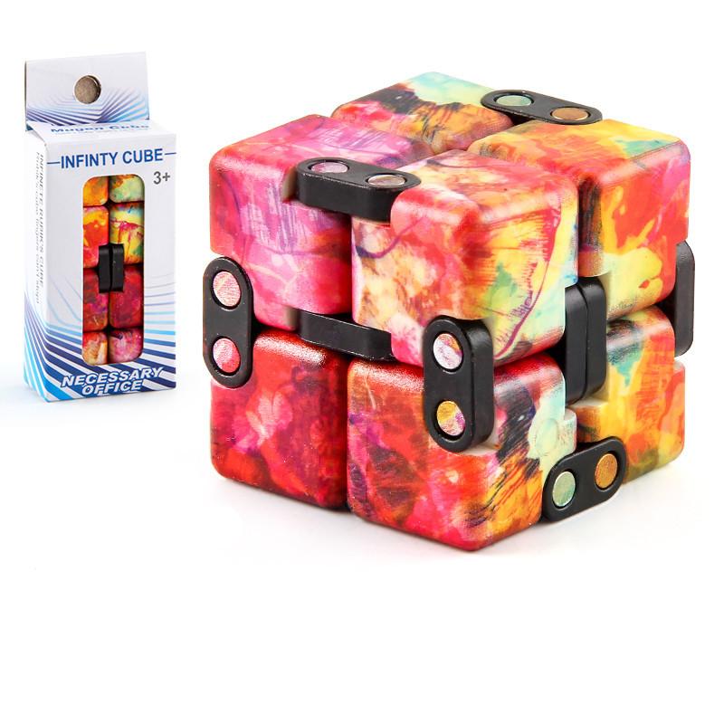 17 Camo Infinity Mini Toys Kids Magic Blocks Adults Finger Anxiety Stress Relief Decompression