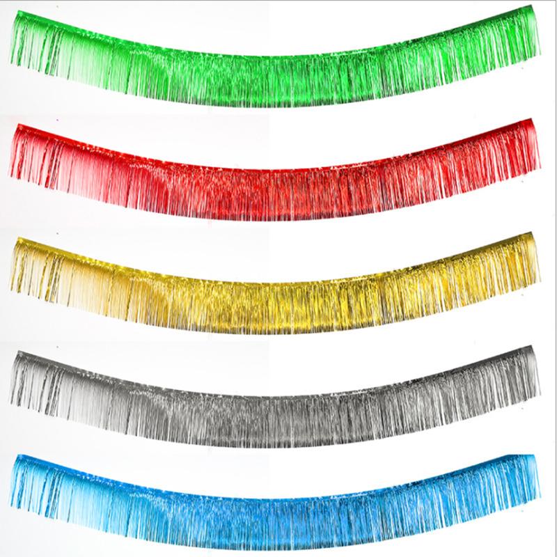 Party Decoration 2.75M Foil Tinsel Banner Decorations Anniversaire Wedding Birthday Backdrop Easter Tassel Curtain
Party Decoration 2.75M Foil Tinsel Banner Decorations Anniversaire Wedding Birthday Backdrop Easter Tassel Curtain