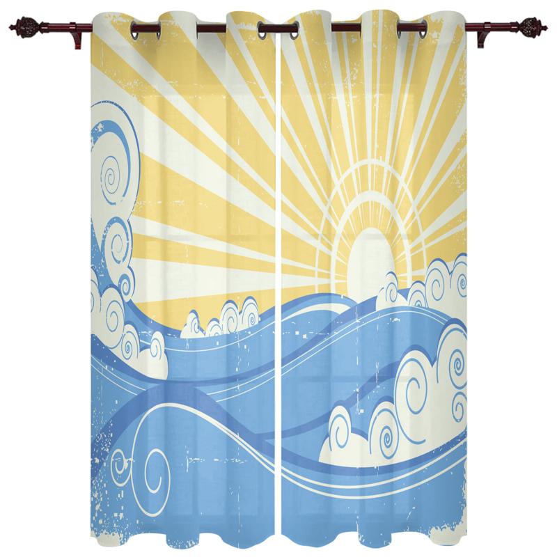 Luxury Modern Window Curtains Sunshine Waves Cartoon Bedroom Living Room Dining Decoration Translucent Beautiful Curtain & Drapes
Luxury Modern Window Curtains Sunshine Waves Cartoon Bedroom Living Room Dining Decoration Translucent Beautiful Curtain & Drapes