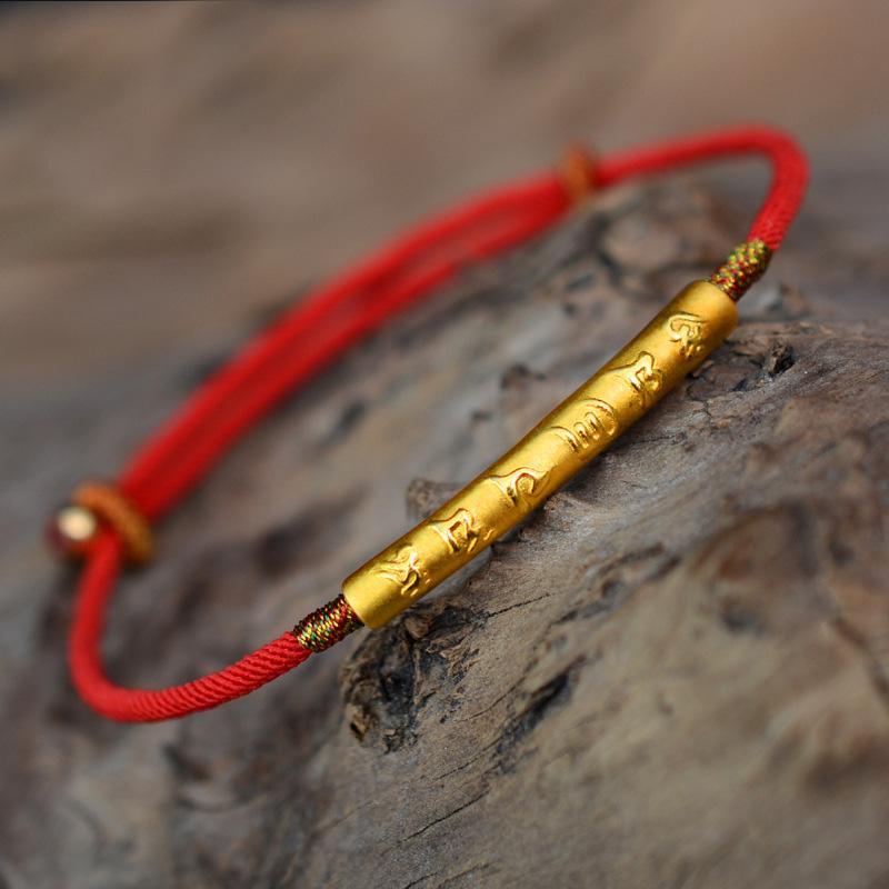 Sterling Silver Color Handmade Thin Red String Bracelet For Women Words Engraved Mantra Prayer Buddhism Jewelry Bangle
Sterling Silver Color Handmade Thin Red String Bracelet For Women Words Engraved Mantra Prayer Buddhism Jewelry Bangle
