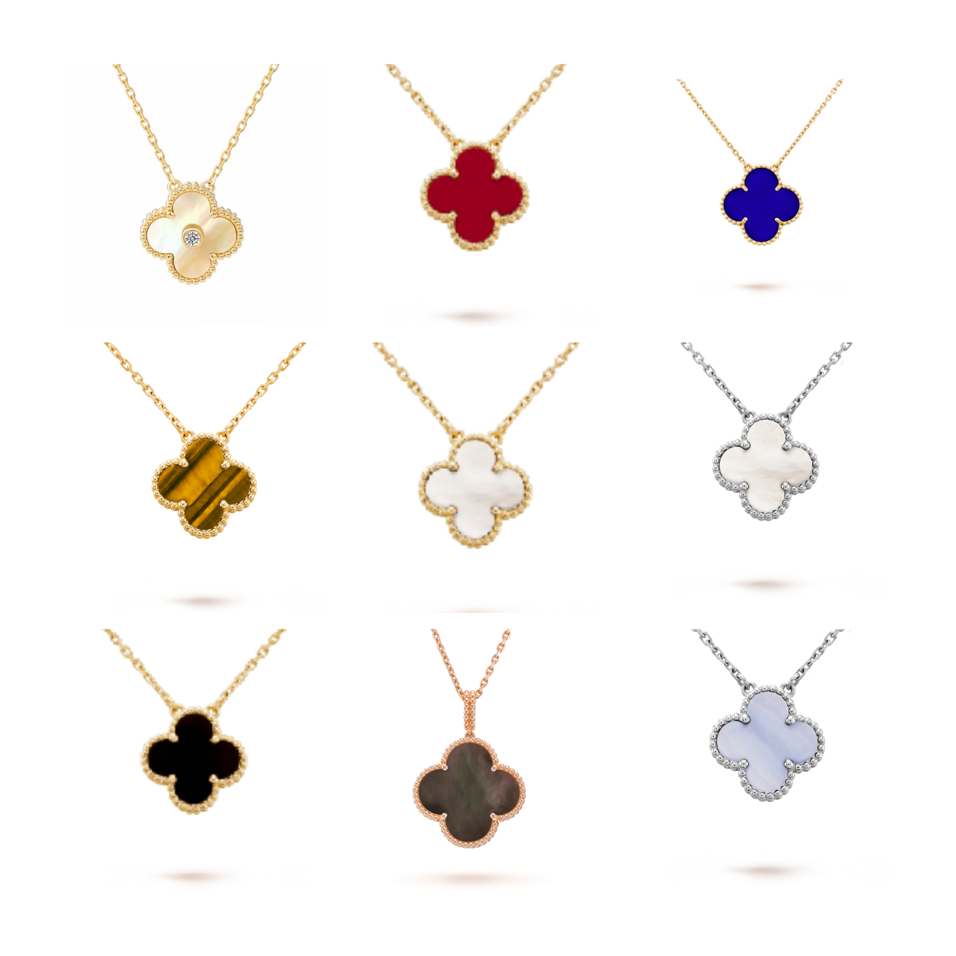 925 sterling silver jewelry four-leaf clover necklace female 18k gold clavicle chain
925 sterling silver jewelry four-leaf clover necklace female 18k gold clavicle chain