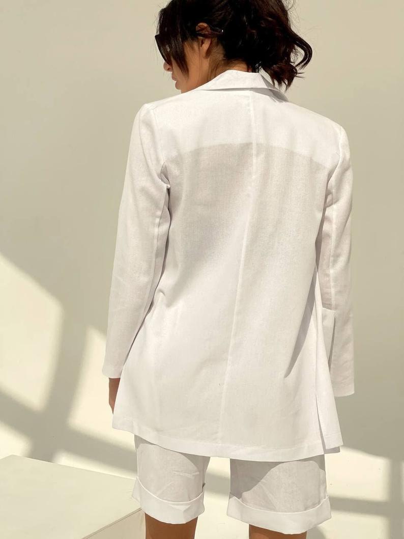 Bright Green Mother Of The Bride Pants Suits Summer Short Women Business Formal Work Blazer Suit 2 Pieces