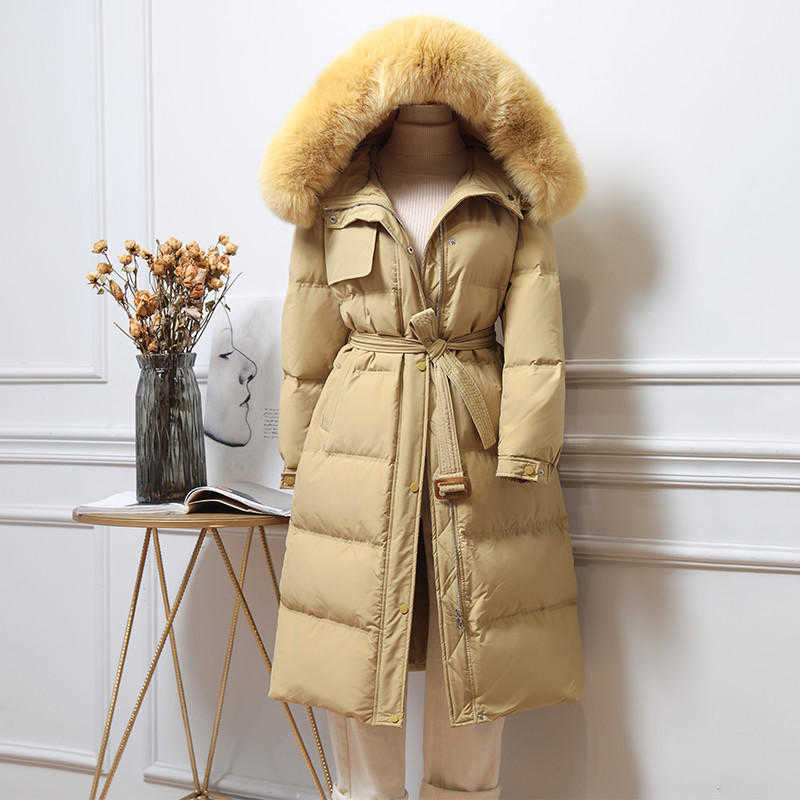 Autumn Winter Faux Fur Coat Women Long Jacket Parkas Hooded Warm Woman Coats Solid Women Parkas Cotton Coat 210819