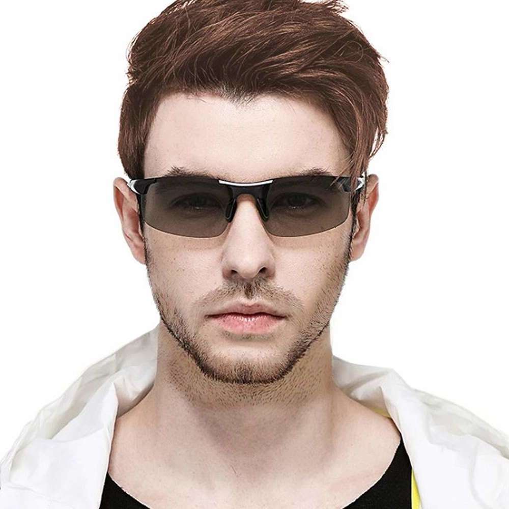 sunglasses Fashionable sun frames Rider Polarized Semi-Rimless Sunglasses Driver 2019 Sports Goggle Designer Photochromic Chameleon Change c, Black
sunglasses Fashionable sun frames Rider Polarized Semi-Rimless Sunglasses Driver 2019 Sports Goggle Designer Photochromic Chameleon Change c, Black