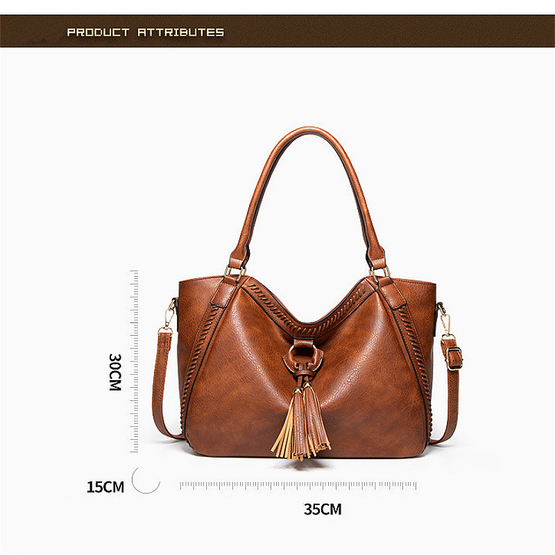 Women's Leather Shoulder Bags Vintage Handbags Designer Crossbody Bag Female Trend