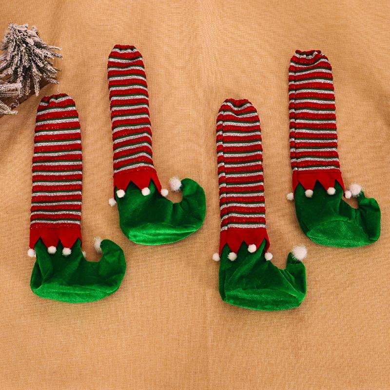 Striped Santa Claus Boots Party Decor Elastic Slipcovers Chair Covers Christmas Dinner Table Leg Cover
Striped Santa Claus Boots Party Decor Elastic Slipcovers Chair Covers Christmas Dinner Table Leg Cover