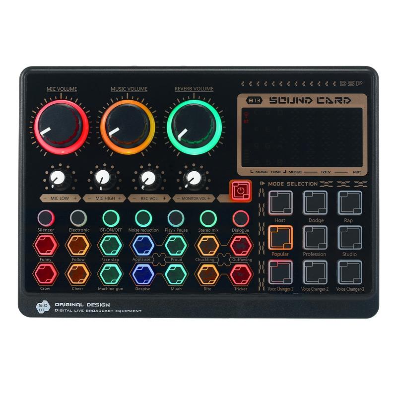 Sound Cards X6Mini External Live Card Multifunctional Mixer Board For Streaming Music Recording Karaoke Singing
Sound Cards X6Mini External Live Card Multifunctional Mixer Board For Streaming Music Recording Karaoke Singing