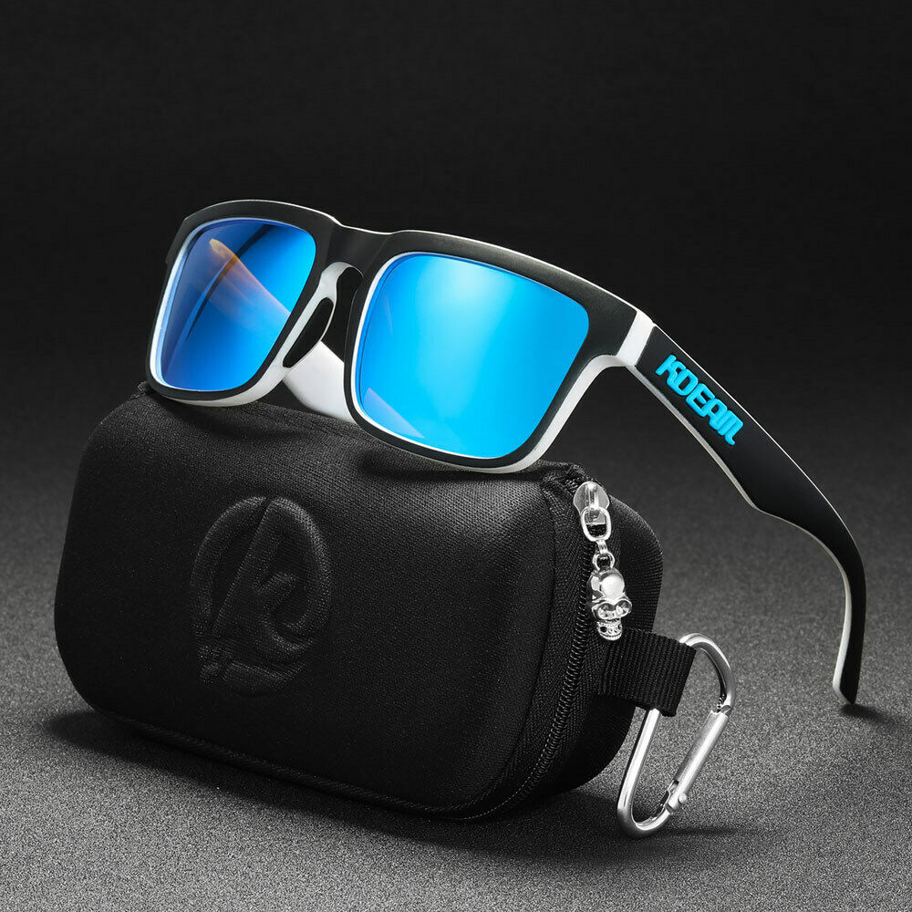 KDEAM Unisex Men Women Sport Square Polarized Sunglasses Ultralight Driving Outdoor Glasses UV400 KD332