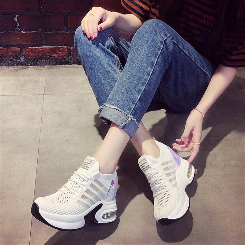 Dress Shoes Knitted Elastic Mesh Bling Sneakers Women Spring Autumn Fashion Colorful Sequined Lace-Up Platform L8G7
Dress Shoes Knitted Elastic Mesh Bling Sneakers Women Spring Autumn Fashion Colorful Sequined Lace-Up Platform L8G7