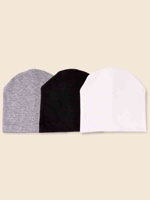 3pcs Baby Solid Hat SHE01
