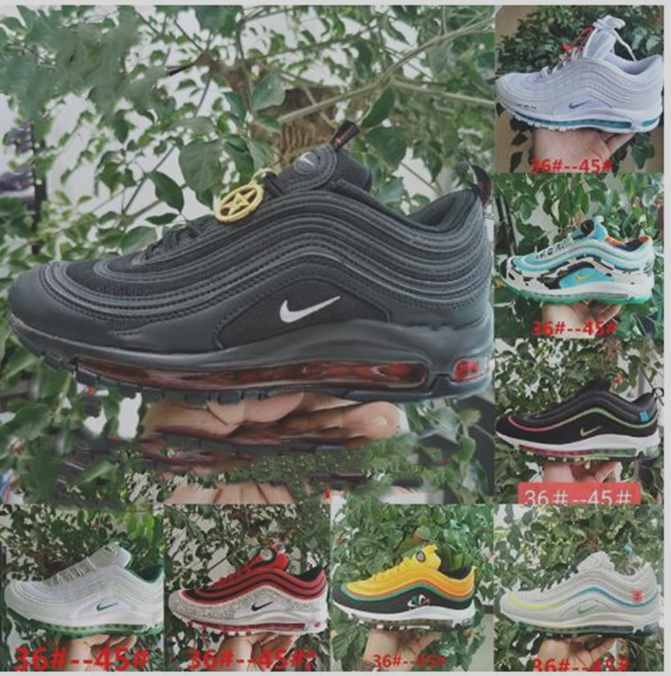 Air 2021 Max 97 mens womens runnings shoes Mschf Lil Nas x Satan Luke INRI Jesus 97s black run star undefeated UNDFTD sean wotherspoon men w, Black;brown
Air 2021 Max 97 mens womens runnings shoes Mschf Lil Nas x Satan Luke INRI Jesus 97s black run star undefeated UNDFTD sean wotherspoon men w, Black;brown