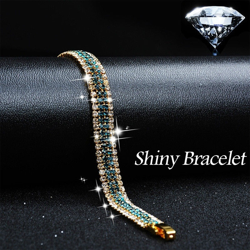 Fashion Roman Style Green White Rhinestone Bracelet Elegant Charm Shinning Bangle for Girls Party Engagement Jewelry Xmas Gifts, Black
Fashion Roman Style Green White Rhinestone Bracelet Elegant Charm Shinning Bangle for Girls Party Engagement Jewelry Xmas Gifts, Black