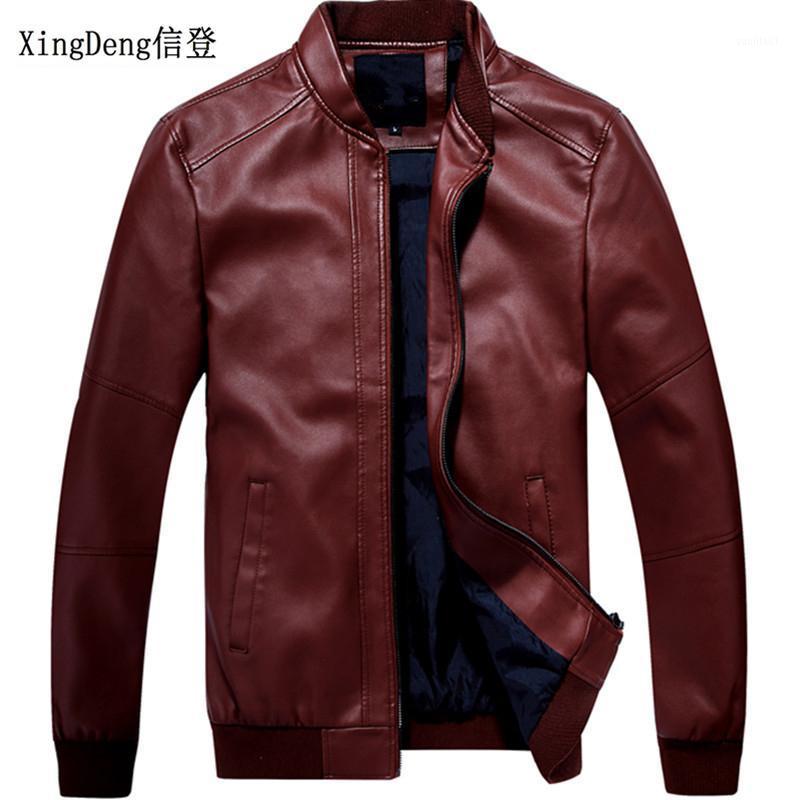 Men's Jackets XingDeng Brand Moto Biker PU Leather Jacket Men Fashion Waterproof Zipper Top Mens Stand Neck Coats, Black
Men's Jackets XingDeng Brand Moto Biker PU Leather Jacket Men Fashion Waterproof Zipper Top Mens Stand Neck Coats, Black