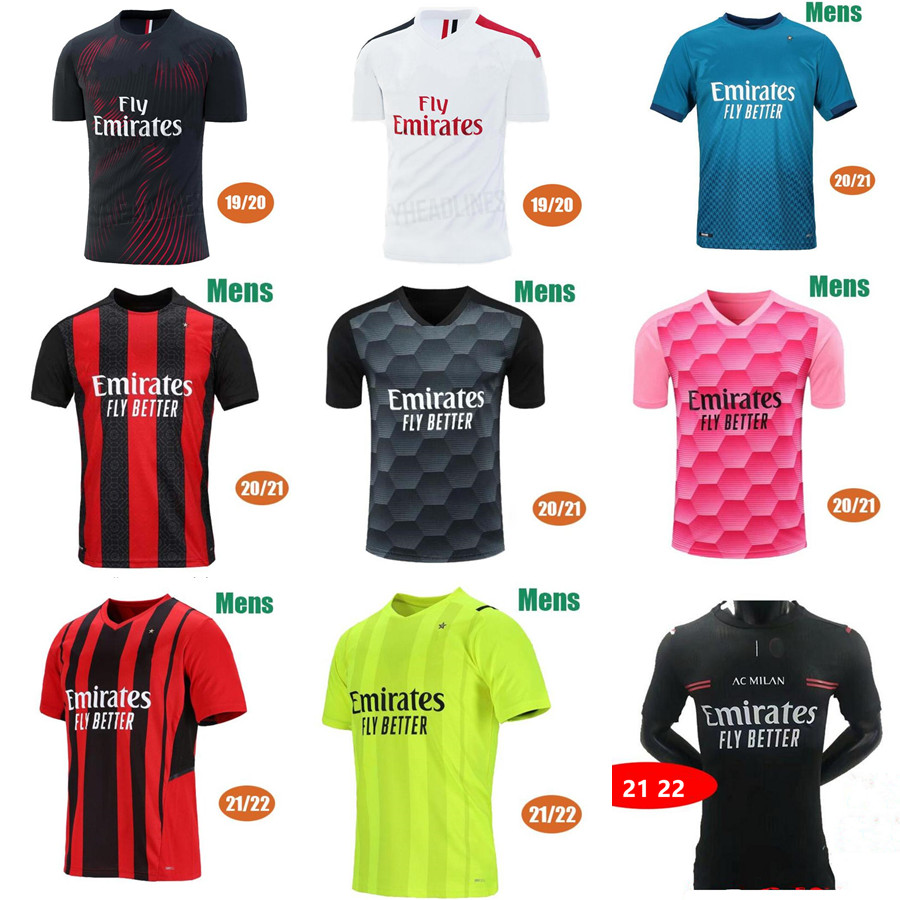 21 22 AC Milan Soccer Jerseys IBRAHIMOVIC 2019 2020 KESSIE R.LEAO THEO MANDZUKIC REBIC Football Shirt DONNARUMMA Goalkeeper Jersey TONALI Maglia da calcio, Red
21 22 AC Milan Soccer Jerseys IBRAHIMOVIC 2019 2020 KESSIE R.LEAO THEO MANDZUKIC REBIC Football Shirt DONNARUMMA Goalkeeper Jersey TONALI Maglia da calcio, Red