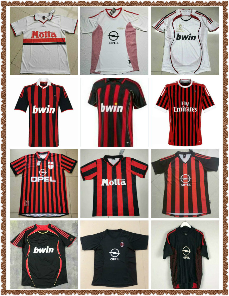 AC 2006 2007 MILAN SOCCER JERSEY 90 91 14 15 Retro shirts home AWAY 96 97 Gullit 02 03 04 Maldini Van Basten football RONALDO KAKA Inzaghi 09 10 SHEVCHENKO, Multi
AC 2006 2007 MILAN SOCCER JERSEY 90 91 14 15 Retro shirts home AWAY 96 97 Gullit 02 03 04 Maldini Van Basten football RONALDO KAKA Inzaghi 09 10 SHEVCHENKO, Multi