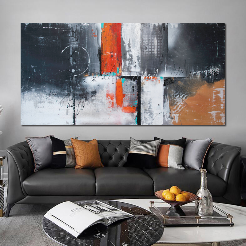 Abstract Orange Canvas Prints Wall Art Pictures for Living Room Modern Home Decor Black And White Wall Painting Color Block
Abstract Orange Canvas Prints Wall Art Pictures for Living Room Modern Home Decor Black And White Wall Painting Color Block