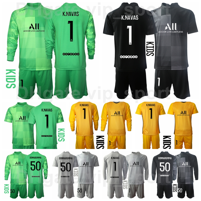 Youth Keylor Navas Jersey Set Long Sleeve Goalkeeper GK Kids Soccer 16 Sergio Rico 50 Gianluigi Donnarumma Nicolas Douchez Alphonse Areola Football Shirt Kits BaLi, Kids black
Youth Keylor Navas Jersey Set Long Sleeve Goalkeeper GK Kids Soccer 16 Sergio Rico 50 Gianluigi Donnarumma Nicolas Douchez Alphonse Areola Football Shirt Kits BaLi, Kids black
