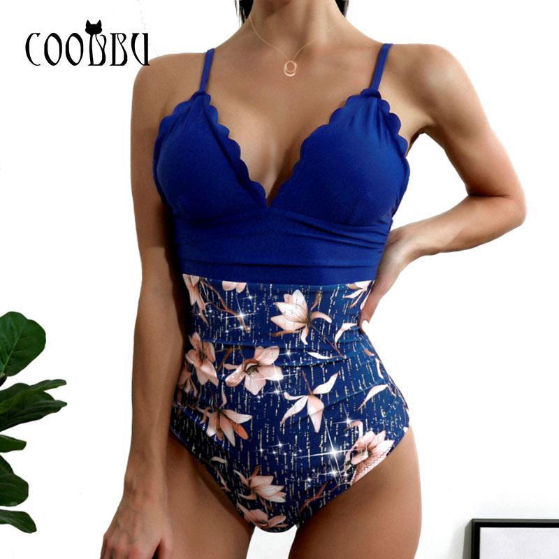 Floral Print Swimsuit Women Sexy Scalloped Swimwear Push Up Bathing Suits Deep V-Neck Monokini Ruffle One-Piece
Floral Print Swimsuit Women Sexy Scalloped Swimwear Push Up Bathing Suits Deep V-Neck Monokini Ruffle One-Piece