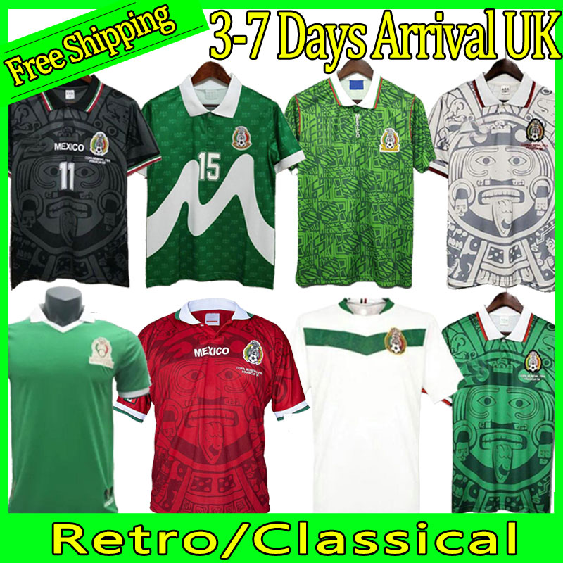 1986 1998 Vintage MEXICO RETRO soccer jerseys BLANCO Hernandez Blanco Campos uniforms 1994 JORGE CAMPOS goalkeeper Football Jerseys shirt world cup, 1998 red
1986 1998 Vintage MEXICO RETRO soccer jerseys BLANCO Hernandez Blanco Campos uniforms 1994 JORGE CAMPOS goalkeeper Football Jerseys shirt world cup, 1998 red