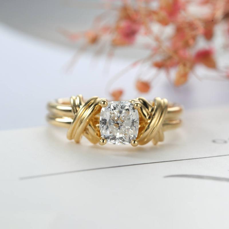 Wedding Rings For Women Vintage Style 4 Zircon Twist Knot Light Yellow Gold Color Gift Fashion Jewelry KBR013, Slivery;golden
Wedding Rings For Women Vintage Style 4 Zircon Twist Knot Light Yellow Gold Color Gift Fashion Jewelry KBR013, Slivery;golden