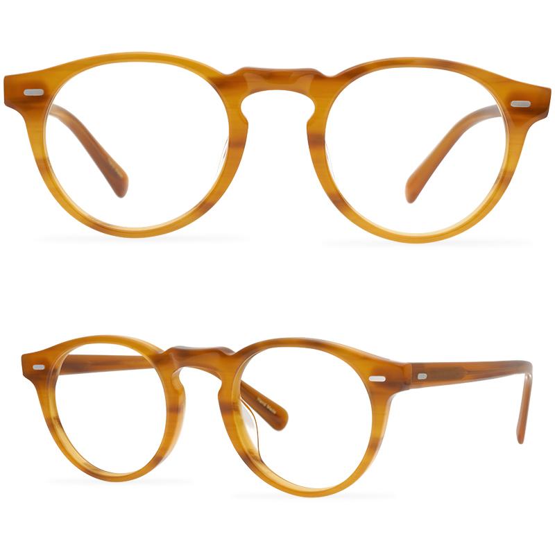 Fashion Sunglasses Frames Retro Round Glasses Frame Neutral Flat Plate Striped Color Splicing Optical
Fashion Sunglasses Frames Retro Round Glasses Frame Neutral Flat Plate Striped Color Splicing Optical