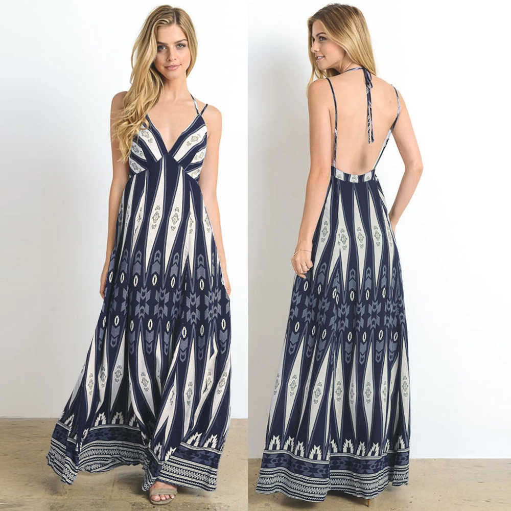 Vintage Print Backless Long Dress Women Sexy Spaghetti Straps V Neck Lace Up Summer Casual Loose Boho Beach Party Vestidos 210526, White
Vintage Print Backless Long Dress Women Sexy Spaghetti Straps V Neck Lace Up Summer Casual Loose Boho Beach Party Vestidos 210526, White