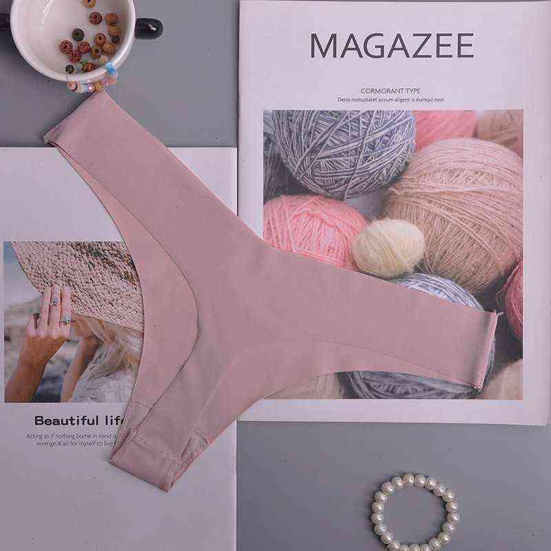 Silk Sexy Women Thongs g string Seamless Panties Female Underwear Tanga Panties Low-Rise Lingerie Panty Intimates 3pcs ac125 211105