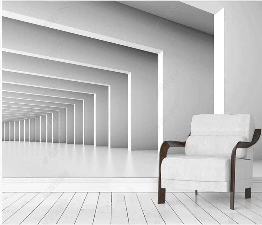 Extension space cement wall 3d background murals wallpaper for living room 3d customized wallpaper