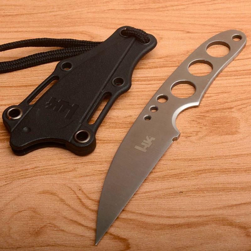 

Mini Tactical Cold Stee HK10 Neck Knife Fixed Blade with Kydex sheath Outdoor Camping Knives Survival Self-defense Portable faca Pocket Utility EDC Tools