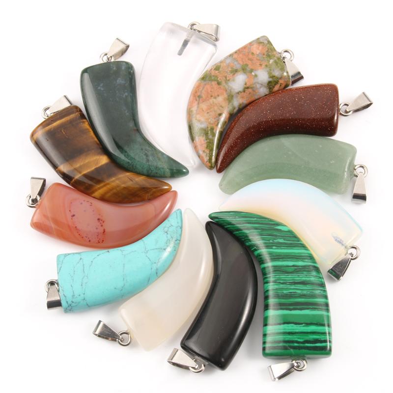 Charms Natural Red Agates Malachite OX Horn Shape Stones For Jewelry Making DIY Pendants Necklace Accessories 40mm, Bronze;silver
Charms Natural Red Agates Malachite OX Horn Shape Stones For Jewelry Making DIY Pendants Necklace Accessories 40mm, Bronze;silver