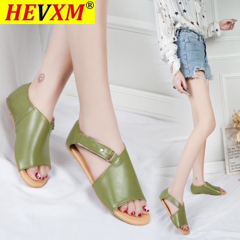 Women Sandals Woman Buckle Peep Toe Flats Ladies Hook Loop Solid Women's PU Leather Female Breathable 2021 Footwear Plus Size, Black
Women Sandals Woman Buckle Peep Toe Flats Ladies Hook Loop Solid Women's PU Leather Female Breathable 2021 Footwear Plus Size, Black