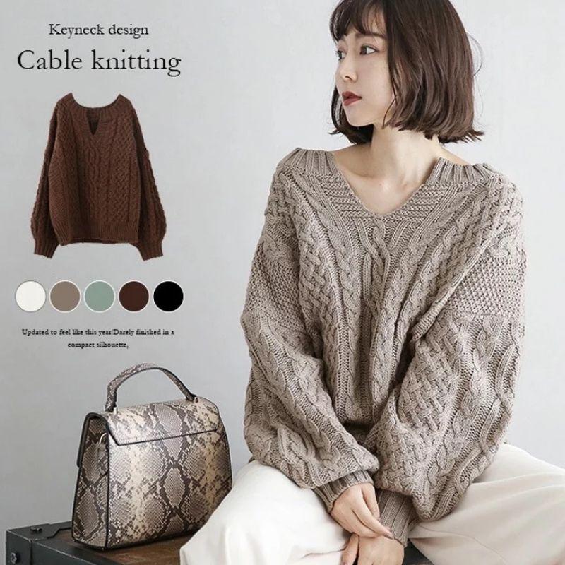 Women's Sweaters BeeHouse Sueter Mulher Blusas Woman V Neck Sweater Korean Blusa De Frio Feminina Feminino Mujer Frau Pullover Women, Brown
Women's Sweaters BeeHouse Sueter Mulher Blusas Woman V Neck Sweater Korean Blusa De Frio Feminina Feminino Mujer Frau Pullover Women, Brown