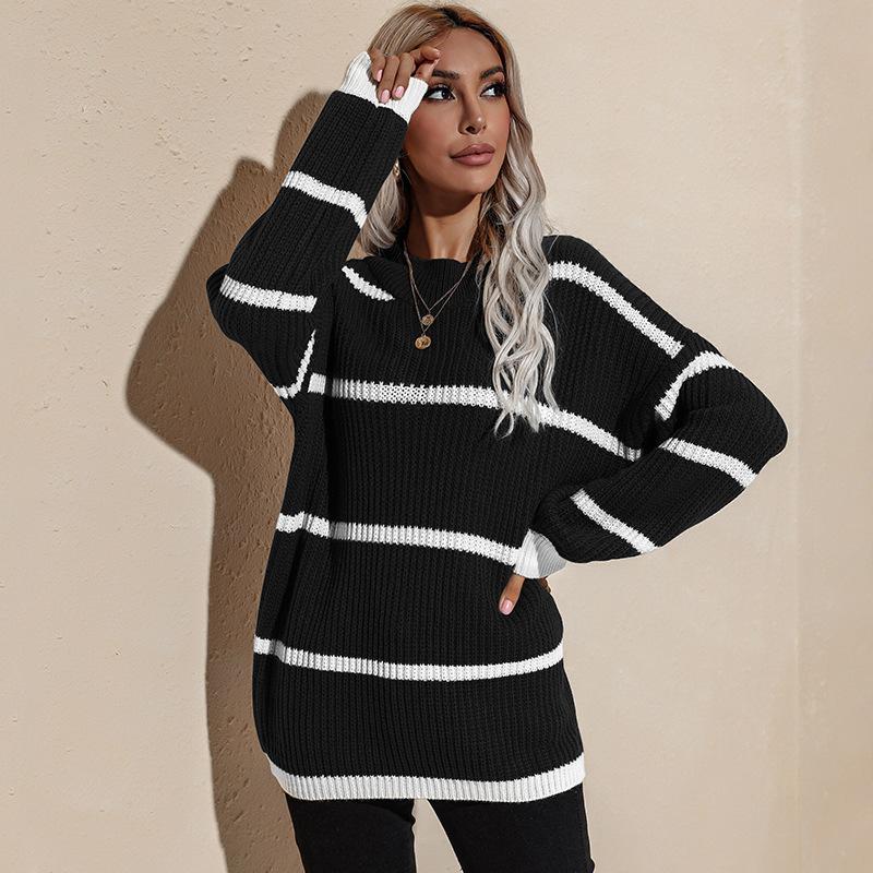 Women' Sweaters Pullovers Women Soft AutumnO-neckSweaters Chic Daily Tops Womens Pullover Sweet Student Striped Harajuku Knitted Loose Outw, White
Women' Sweaters Pullovers Women Soft AutumnO-neckSweaters Chic Daily Tops Womens Pullover Sweet Student Striped Harajuku Knitted Loose Outw, White