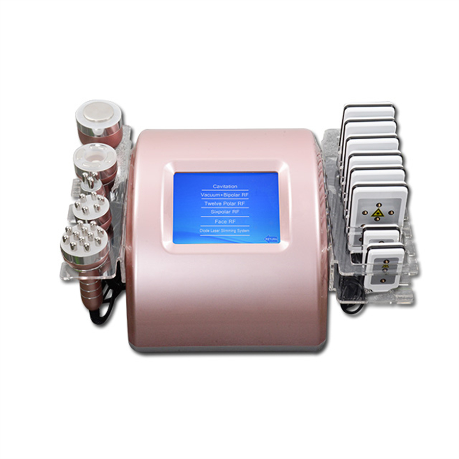 Professional 6 in 1 40k Ultrasonic Cavitation Slimming Machine Vacuum Pressotherapy RF 8 Pads Laser Lipo Cellulite Weight Loss Beauty Equipment
Professional 6 in 1 40k Ultrasonic Cavitation Slimming Machine Vacuum Pressotherapy RF 8 Pads Laser Lipo Cellulite Weight Loss Beauty Equipment
