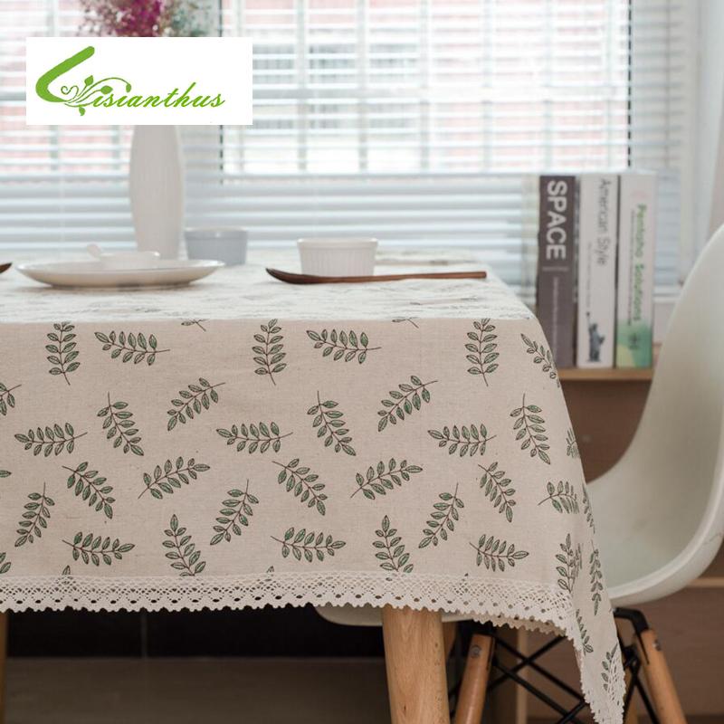 Table Cloth Rectangular Pastoral Style Green Leaf Printed Tablecloth Home Protection Decor Elegant Cover With Lace Edge
Table Cloth Rectangular Pastoral Style Green Leaf Printed Tablecloth Home Protection Decor Elegant Cover With Lace Edge