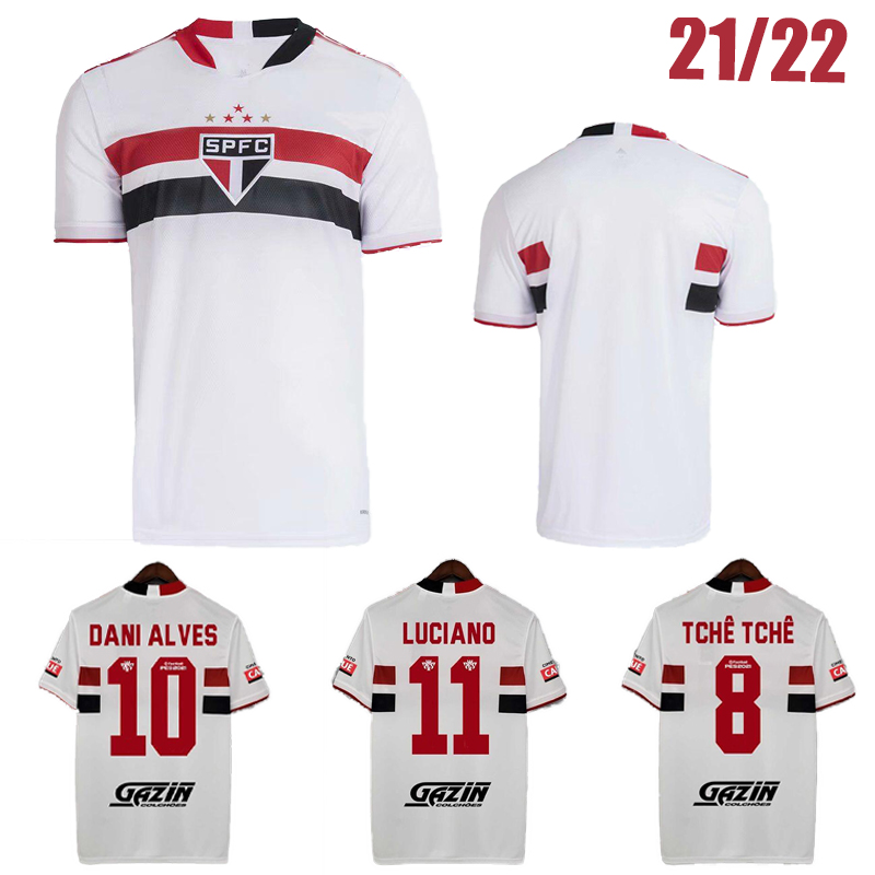 2021 2022 Sao Paulo home soccer jerseys DANI ALVES football shirt white Luciano Igor Gomes Luan Pablo Reinaldo camisa 21/22 maillot de foot, Black
2021 2022 Sao Paulo home soccer jerseys DANI ALVES football shirt white Luciano Igor Gomes Luan Pablo Reinaldo camisa 21/22 maillot de foot, Black