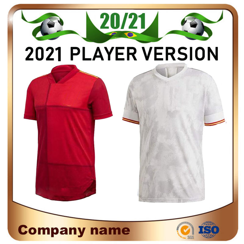 2021 Player version Spain Home soccer jersey 20/21 PACO ALCACER A.INIESTA SERGIO Shirt RAMOS ASENSIO ISCO SAUL Away Football Uniform, Black;yellow
2021 Player version Spain Home soccer jersey 20/21 PACO ALCACER A.INIESTA SERGIO Shirt RAMOS ASENSIO ISCO SAUL Away Football Uniform, Black;yellow