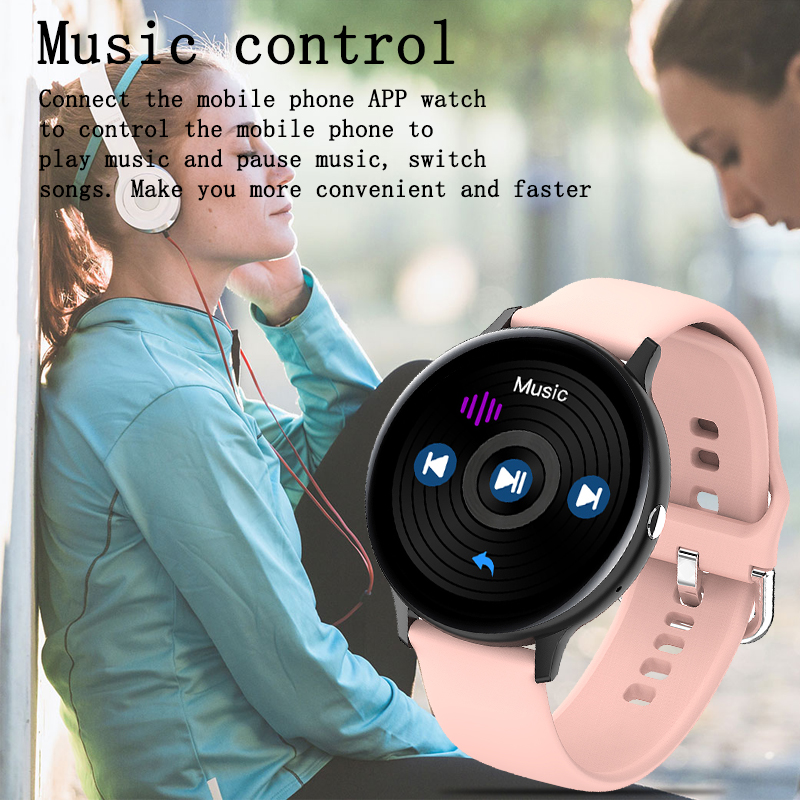 Woman Bluetooth Phone Smart Watch Women Waterproof Sports Fitness Watch Health Tracker New Music Player smartwatch Men