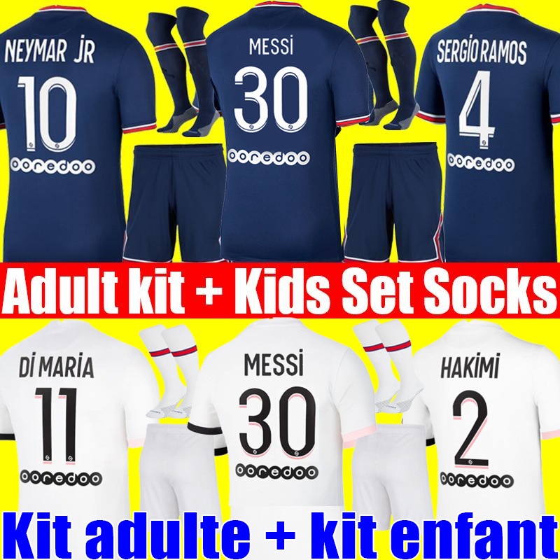 MESSI 30 MBAPPE HAKIMI SERGIO RAMOS WIJNALDUM psg soccer jersey 21 22 NEYMAR JR football shirt 2021 2022 MARQUINHOS men adult kit + kids sets socks, Away adult kit
MESSI 30 MBAPPE HAKIMI SERGIO RAMOS WIJNALDUM psg soccer jersey 21 22 NEYMAR JR football shirt 2021 2022 MARQUINHOS men adult kit + kids sets socks, Away adult kit