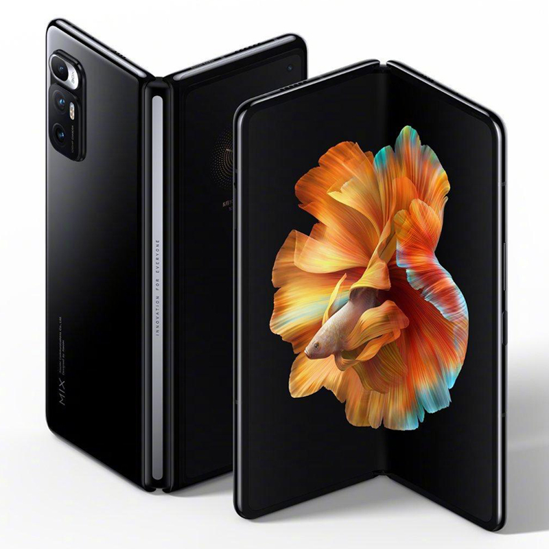 Original Xiaomi Mi Mix Fold 5G Mobile Phone 12GB RAM 256GB 512GB ROM Snapdragon 888 Android 8.01 inch Foldable Full Screen 100.0MP AI 5020mAh NFC Face