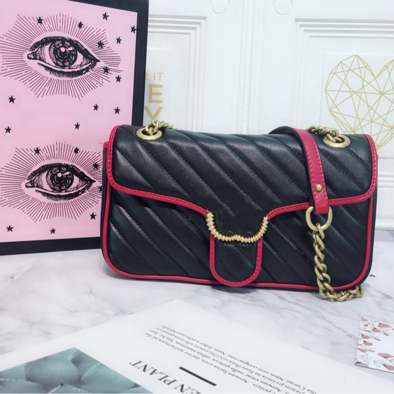 Women Luxurys Designers Bags 2021 Fashion one-shoulder messenger bag shiny with classic retro comfort Model: 443497 Size: 26*15.5*6cm
Women Luxurys Designers Bags 2021 Fashion one-shoulder messenger bag shiny with classic retro comfort Model: 443497 Size: 26*15.5*6cm