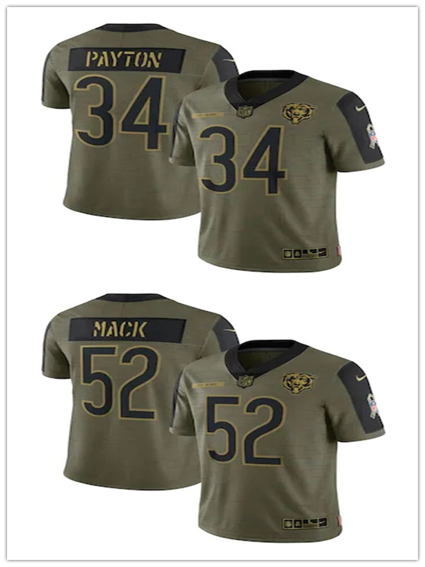 ChicagoBearsMEN WOMEN YOUTH Khalil Mack Walter Payton 2021 Salute To Service Limited football Jersey, Black;red
ChicagoBearsMEN WOMEN YOUTH Khalil Mack Walter Payton 2021 Salute To Service Limited football Jersey, Black;red