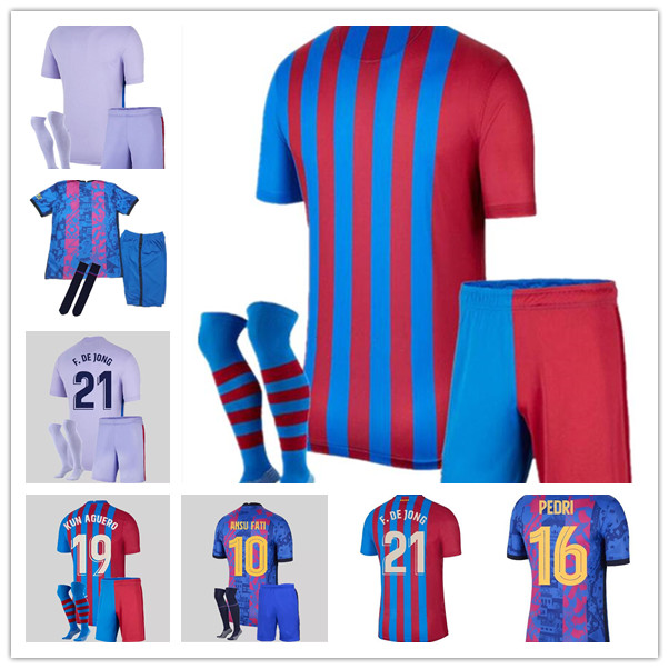 21 22 MEMPHIS KUN AGUERO Barcelona soccer jersey camiseta de futbol 2021 2022 BARCA ANSU FATI GRIEZMANN F.DE JONG DEST PEDRI football shirt men kids kit sets socks
21 22 MEMPHIS KUN AGUERO Barcelona soccer jersey camiseta de futbol 2021 2022 BARCA ANSU FATI GRIEZMANN F.DE JONG DEST PEDRI football shirt men kids kit sets socks