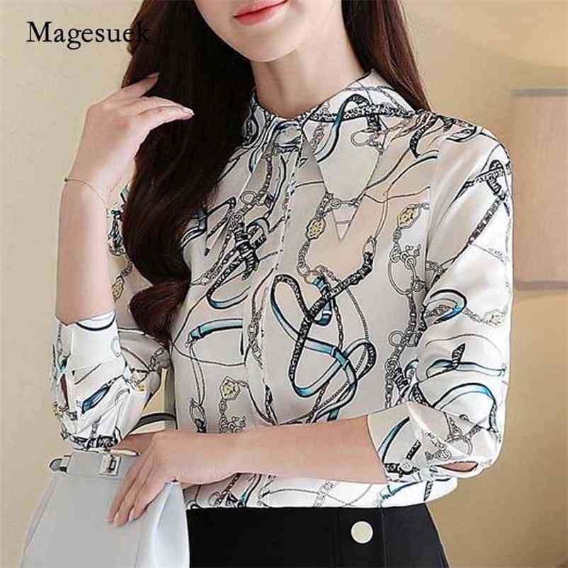 Korean Tops Button Chiffon Blouse for Women Vintage Printing Long Sleeve Shirts Blusas Mujer De Moda 8488 50 210518, White
Korean Tops Button Chiffon Blouse for Women Vintage Printing Long Sleeve Shirts Blusas Mujer De Moda 8488 50 210518, White