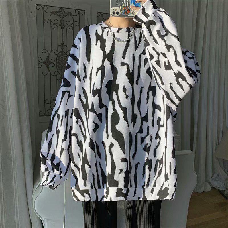Men's T-Shirts Zebra Striped Hip Hop Print Graphic Long Sleeve Men T Shirts Loose Clothing Oversized Streetwear Cool Teen Fashion White Blac
Men's T-Shirts Zebra Striped Hip Hop Print Graphic Long Sleeve Men T Shirts Loose Clothing Oversized Streetwear Cool Teen Fashion White Blac