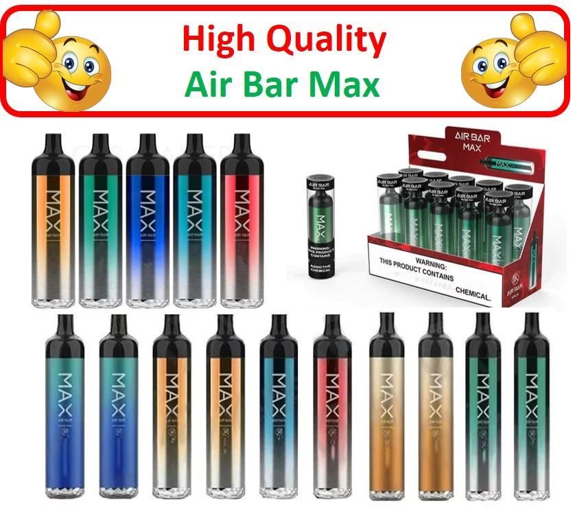 100% Air Bar Max Disposable Pod Device E Cigarette Built In 1250Mah Battery 6.5Ml Portable Vape Pods 2000 Puffs Ecig Pen
100% Air Bar Max Disposable Pod Device E Cigarette Built In 1250Mah Battery 6.5Ml Portable Vape Pods 2000 Puffs Ecig Pen